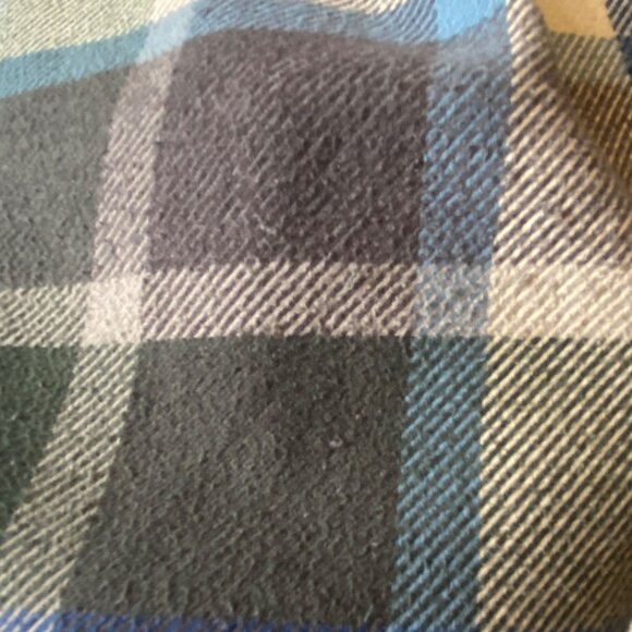 Orvis Pine Street Blue Green Plaid Button-Up Shirt Shacket Jacket Men L - Picture 9 of 9